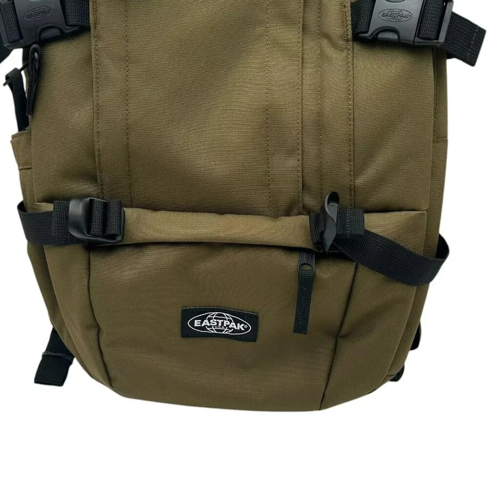 Eastpak Mens Floid Mono Army Backpack Olive Water Resistant Fits 15